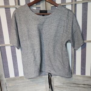J. Crew Gray Short Sleeve Sweatshirt